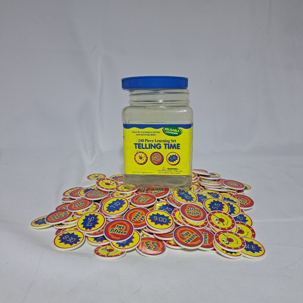 Telling Time 240 Piece Learning Set - Paper Magic‎ Grp - Complete